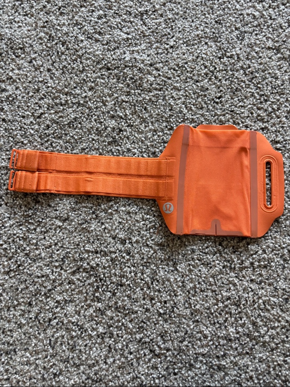 Lululemon Orange Reflective Armband Phone Holder